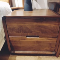 (Internet celebrity hot-selling product) All solid wood simple light luxurious green and environmentally friendly a must-have pomelo bedside table for the master bedroom