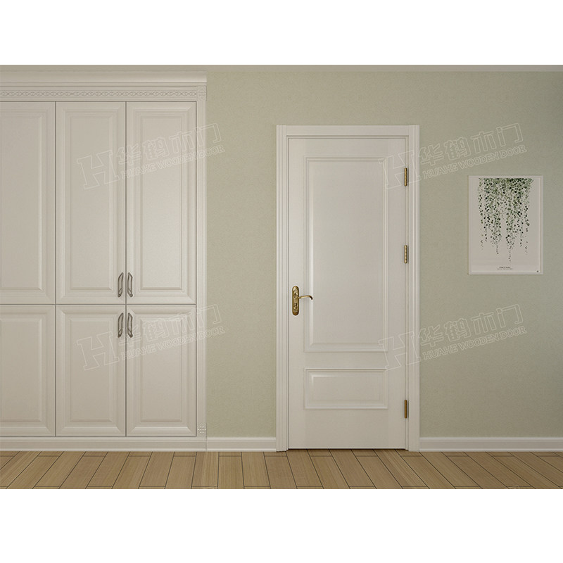 Hucrane Wooden Door Solid Wood Composite Door Mall with the same Floor Heating Special Bedroom Door Full House Custom Baking Lacquered Door W-HX33