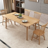 Герцог Джинша Прямоугольный, всеобеденный обеденный стол, домашняя небольшая квартира, легкая роскошная оригинальная деревянная столовая кресло Nordic