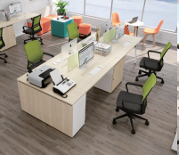 MeiDi movable light lavish minimalist wooden fibreboard desk 2 artificial bits table vegetarian color minimalist