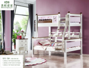 Norwegian town Children's double bed solid wood bed Lower bunk beds Double beds Double beds Two beds Lower bunk beds
