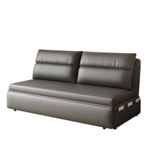 GREMOR mid-century style multi-functional living room one-piece dual-use technology fabric double sitting and sleeping retractable sofa bed with storage