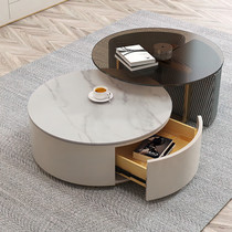 Kaimiao coffee table Italian minimalist slate coffee table modern simple small apartment living room furniture TV cabinet combination coffee table