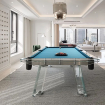 Impatia Filotto Classic Glass Pool Table Indigo Table Tennis Set