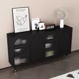 Ouya Yijia буфет современный минималистский настенный шкаф для гостиной, столовой, чайный шкаф, винный шкаф, черный, ретро, ​​французский стиль