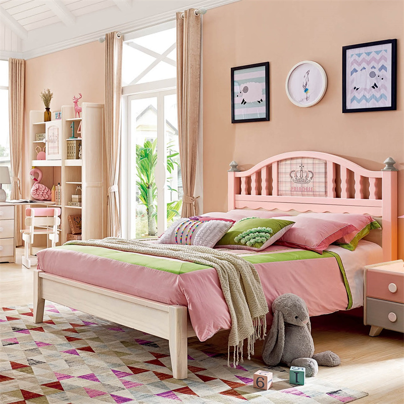 My eHome Nordic Fashion DA25 Single beds Pine Wood Teenage Boys girls apply 1 5m