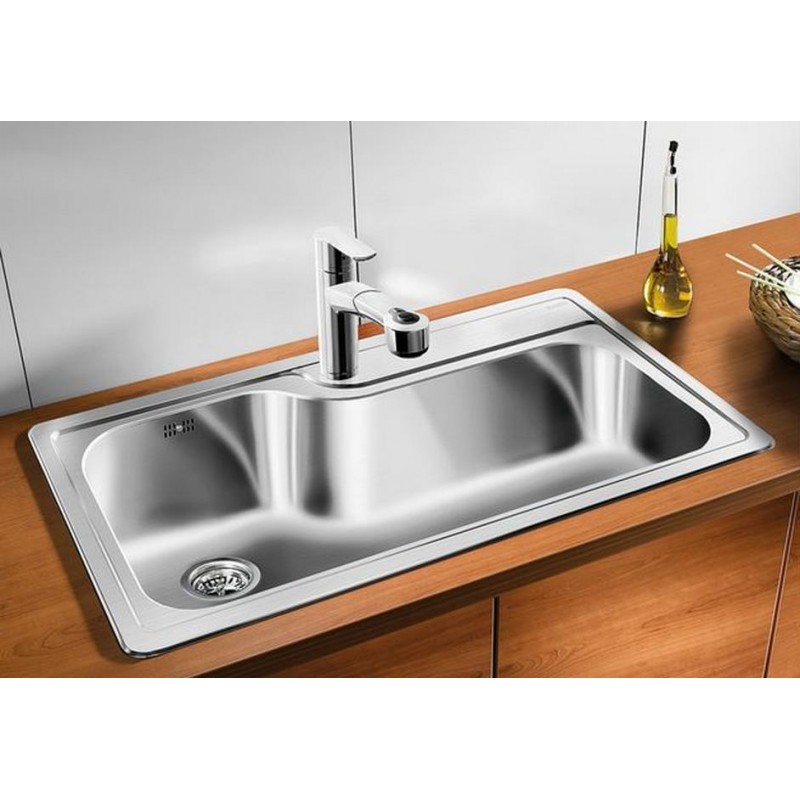 Platinum wave high BLANCO PLENTA stainless steel sink Kitchen Wash Basin Granite home Large single slot-Taobao