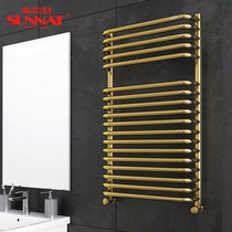 Senrat Radiator Bathroom Small Back Basket CQT13 Brass Pure Copper Radiator Towel Rack Warranty for Twenty Years