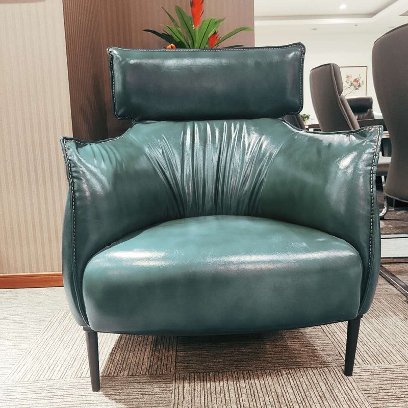 Hua Sheng Hui Industry Single Position Sofa 06-06 Quality imported ultra-slim leather surface glossiness good ventilation strength