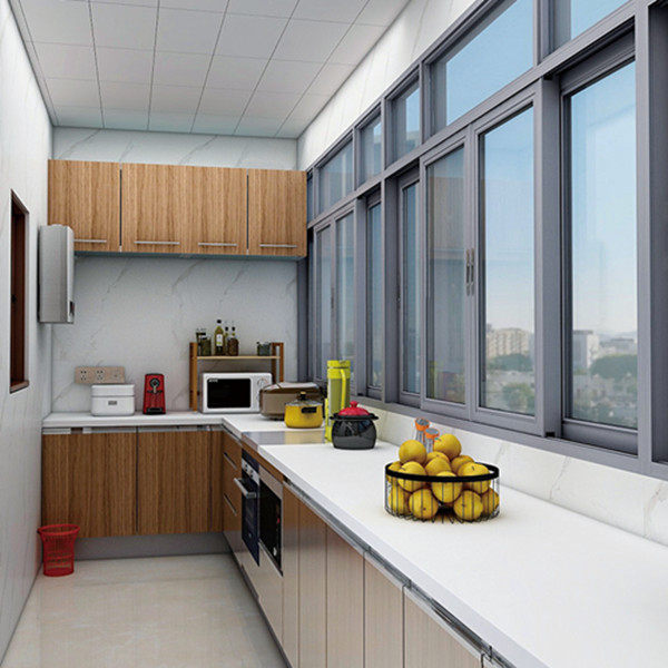 Zofield doors and windows Boglass 108 series glass partitions full house custom trirail broken bridge push-pull window style drainage) in tribute red star-Taobao