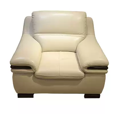 Kuka 顾家家居大唐歌飞系列高靠背舒适设计单人真皮沙发