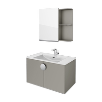 (Same style in store) HEGII bathroom cabinet combination modern simple Nordic style BC6185