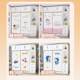 Gumufel Children's Wardrobe for Home Use in the Bedroom, Cartoon-Themed Desk Integrated with Sliding Door for Girls, Includes Study Table and Dressing Table