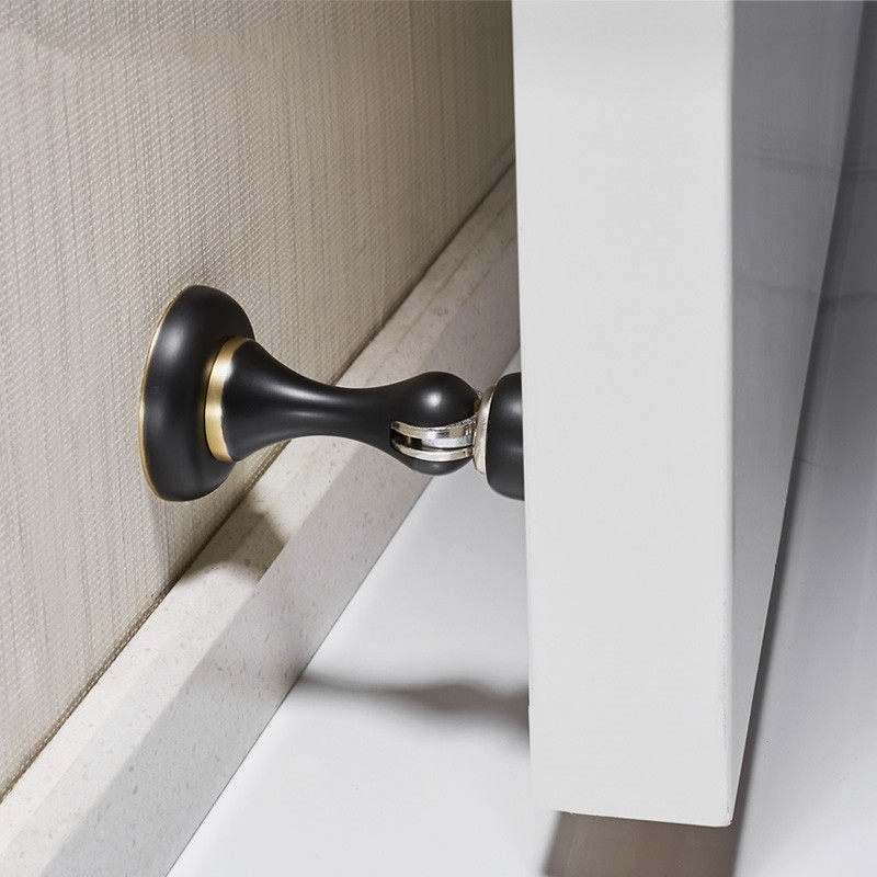 Cabe door suction free punching new bedroom strong magnetic door block bathroom anti-collision door touch invisible door suction