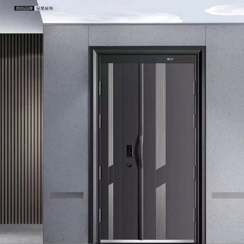 House Outside House Home Safety Smart Security Door Entrance Door Single Door primary-secondary door Smart Lock gate Villa Gate