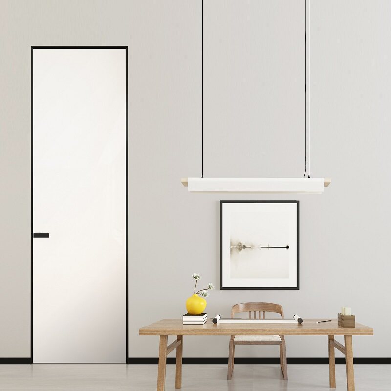 Kindy Aluminum Wood Door DZ05AF-001 Indoor Door Bedroom Door Kitchen dressing room door septiette door Balcony Door Modern