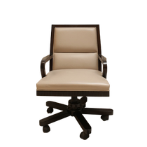 (Yunyan) Taisen Yishujia American light luxury walnut study chair head layer cowhide lifting option