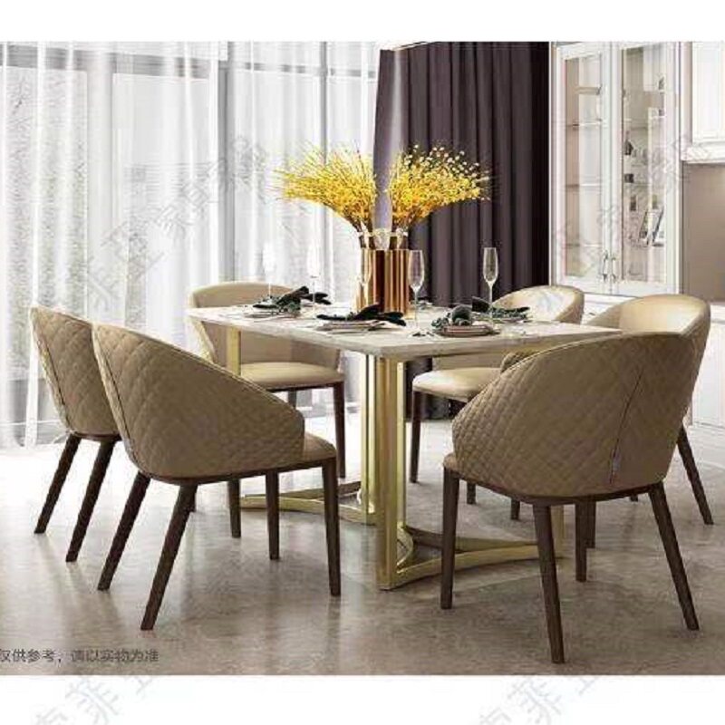 Sofia stores the same Book of the plume dining room table dining chair One table Four chairs Living room Home Light Extravagant Fashion Wind