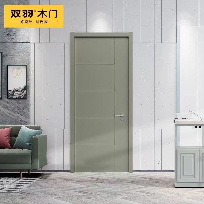 Solid wood composite door with double down wood door (with door cover)