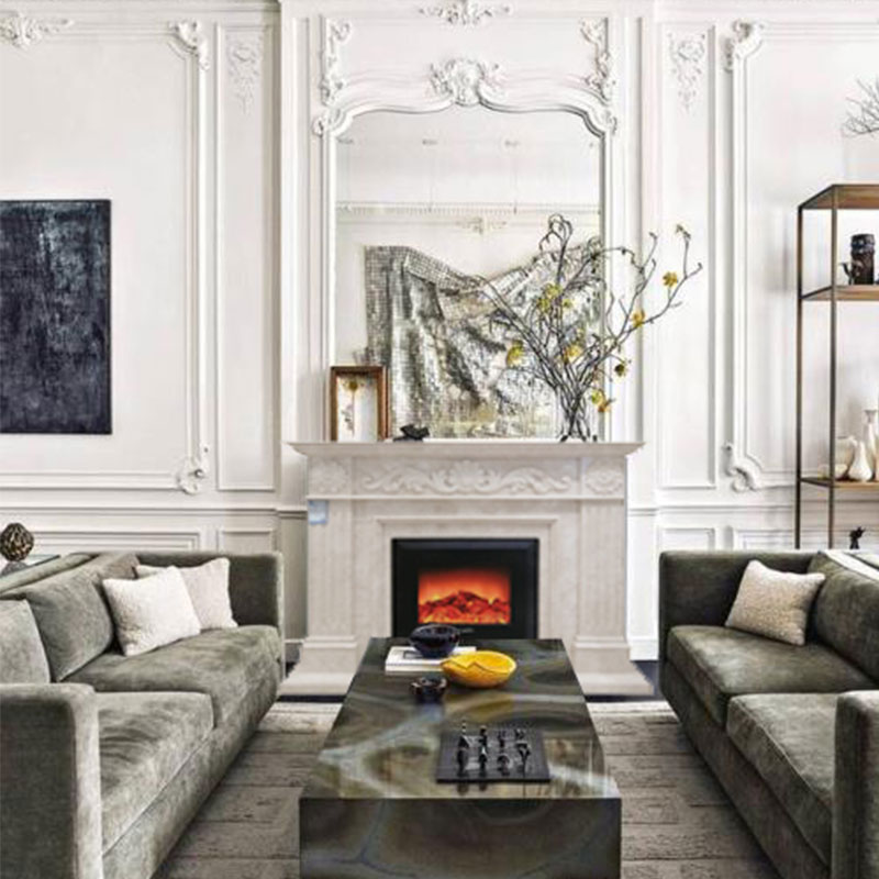 Zhejia Stone Industry to the house La- Ultraman natural marble fireplace complete set of 350 * 1200 * 1500