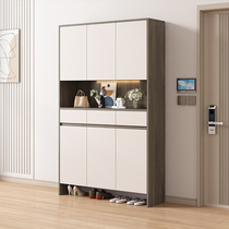 Absen solid wood entry high cabinet multi-layer extra large shoe cabinet large capacity door locker integrated indoor can be customized