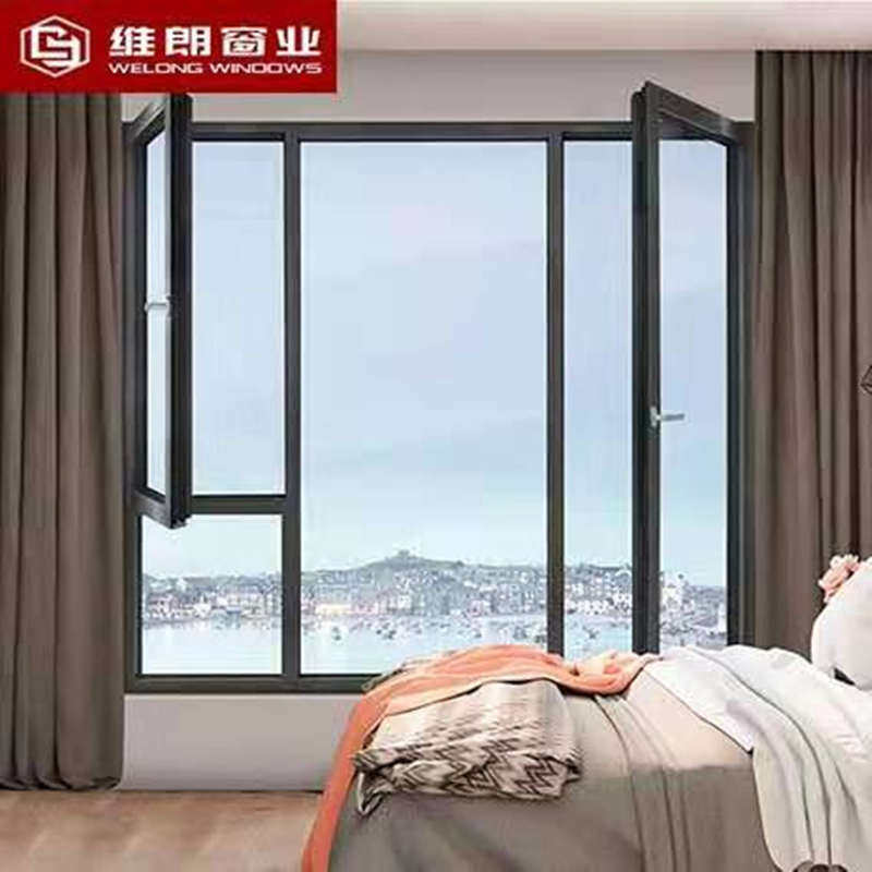 Vilang doors and windows Broken bridge aluminum windows 72 (including hardware) Vilang doors and windows upgrade soundproof and thermal insulation comfortable doors and windows