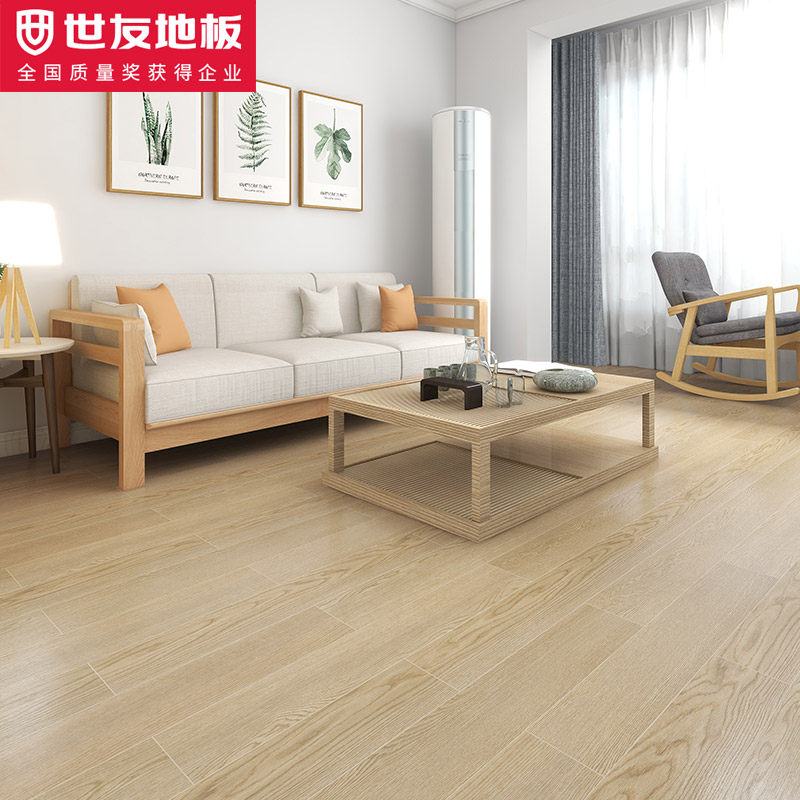 SFM flooring household solid wood multilayer composite wood floor PE thermoplastic wear resistant coating 12mm