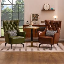 Wennuo American single sofa modern simple Nordic designer balcony living room hotel high-back leisure tiger chair