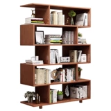 富巧匠 Простая книжная полка из натурального дерева, многослойная система хранения, книжный шкаф