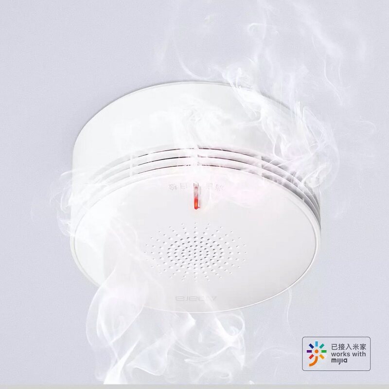 Green Mi Aqara Smoke Alarm (NB-IoT version) Light Inductance Smoke Fire Detection Remote Alarm