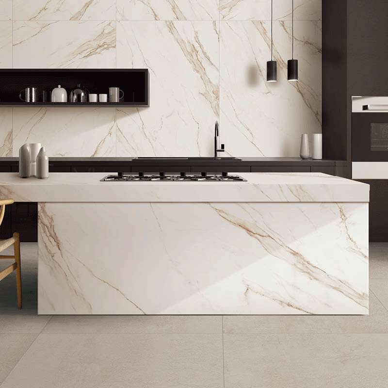 Minghe Geely European original imported modern minimalist light luxury style wall floor tiles 0000379 background wall - Jiangbei