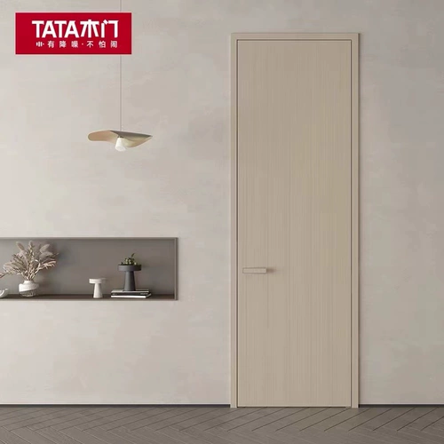 TATA Деревянная дверь для дома, простая, современная, легкая, роскошная дверь для спальни, дверь из алюминиевого сплава, минималистская дверь для спальни, дверь для кухни и ванной комнаты LR102