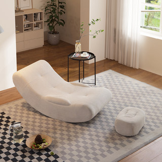 Shazaidai Lazy Sofa Chair Recliner for Adults, Can Be Used for Sleeping, Suitable for Balcony, Living Room, Home Use, Leisure Single Sofa Chair