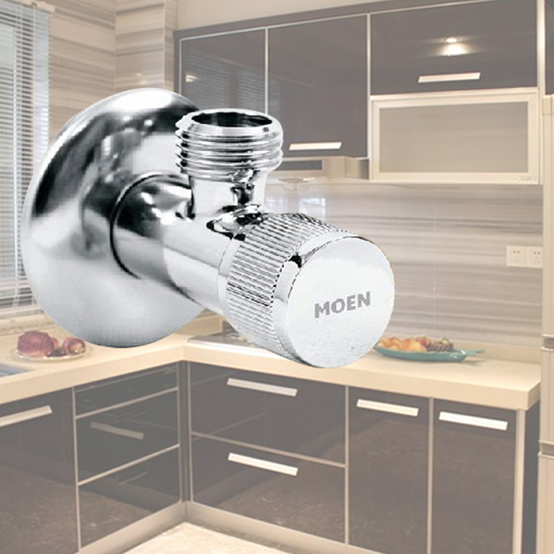 Mornhorn valve 100610 thickened copper body hot and cold water stop valve Bathroom Accessories Triangle Valve High Quality Home