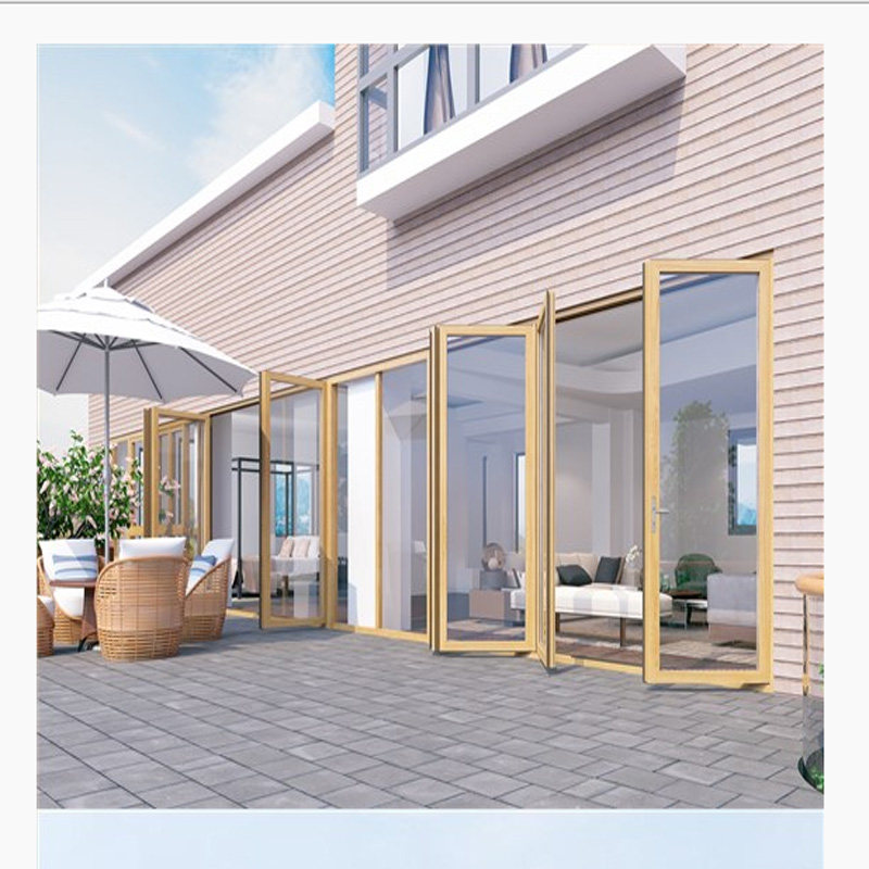 Oedik doors and windows Vatner series silicon magnesium aluminum alloy large folding sliding door modern minima