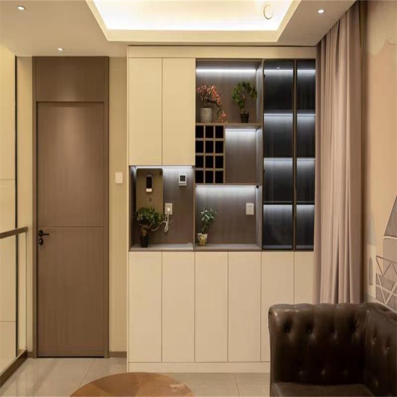 Kinsim Whole House Customized Official Wenhua Whexiang Panel Modern Simple Meal Cabinet