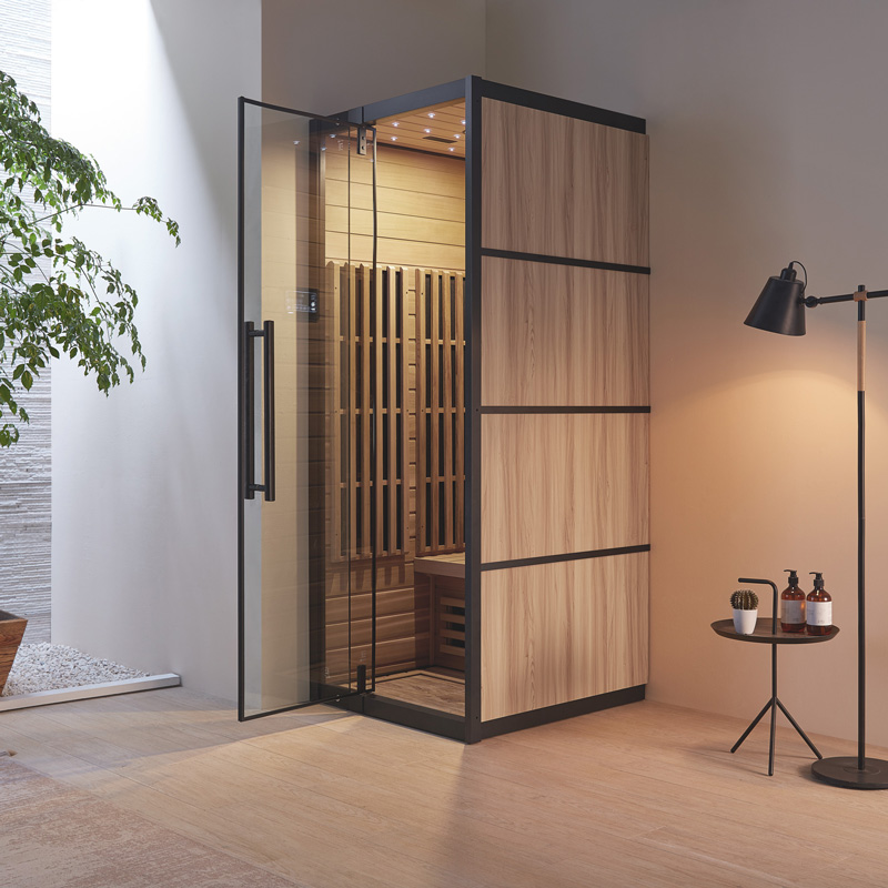 Yalap Shower Room Light Glass Sweat Steam Room Overall Sweat Steam Room Canada Imported Iron Shirt Wood AX1711 store Tongan