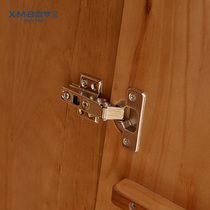 Ximengbao Japanese solid wood wardrobe pine wood bedroom furniture three-door storage wardrobe solid wood color storage cabinet complete