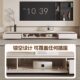 Saint Baiyu Black Floor-Standing Tv Cabinet for Living Room, Light Luxury and High-End Solid Wood Floor Cabinet, Modern Minimalist Tv Cabinet
