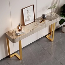 Esmei Italian-style slate entrance cabinet living room integrated cabinet entry light luxury entry entrance table end view table narrow table