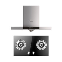 Boss 8005k 7b193 range hood gas stove package official flagship kitchen hood stove set