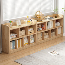 Bibeimu solid wood bay window bookshelf rack floor-standing home bedroom locker storage cabinet locker student