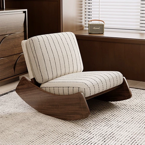 贝橘 Кресло-качалка в стиле ваби-саби, кресло для отдыха на балконе в стиле середины века, скандинавский ленивый дизайнерский B & B домашняя гостиная для отдыха