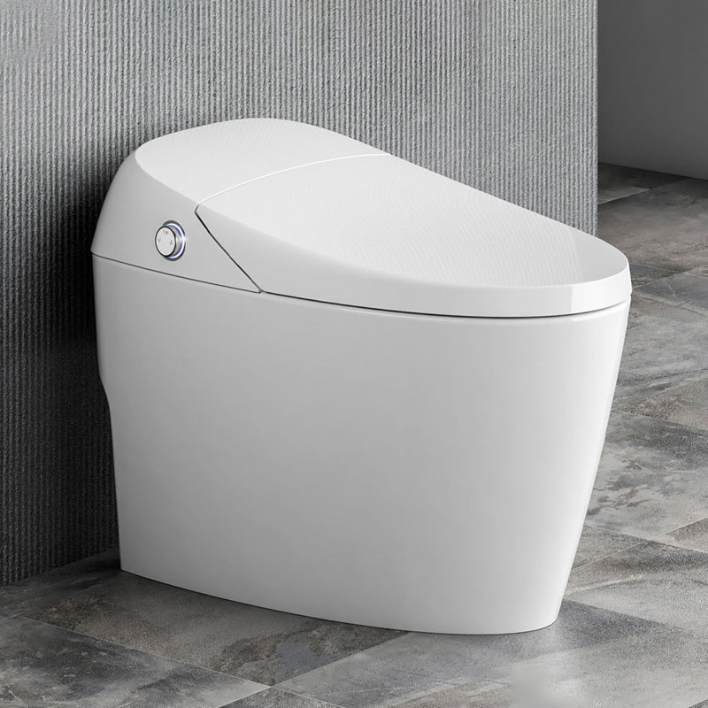 Hengjie sanitary Q6 without fear of low water pressure automatic thermal thermal thermal thermal toilet in one 6 - year warranty