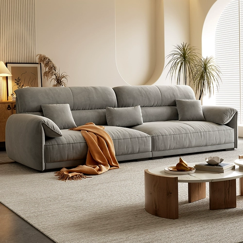 雅麦嘉 Кремовая ткань, диван для гостиной, слон, новая коллекция, популярно в интернете