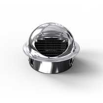 House doctor 304 stainless steel hood exterior wall air outlet range hood rainproof smoke exhaust vent windproof cover