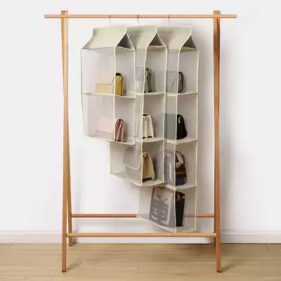 Carpe bag storage hanging bag Household bedroom living room wall-mounted storage box Transparent dust-proof moisture-proof storage bag