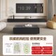 Saint Baiyu Black Floor-Standing Tv Cabinet for Living Room, Light Luxury and High-End Solid Wood Floor Cabinet, Modern Minimalist Tv Cabinet