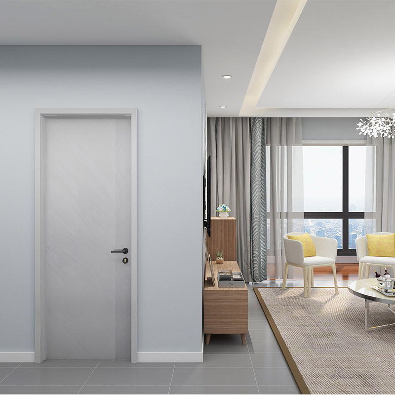 Rabbit Baby Wooden Door Ramen Bedroom Soundproof Door Indoor Real Wood Door Room Door Partition Suit Room Door Custom Gold