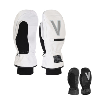 W21 new VE START men and women same classic black and white waterproof warm snowboarding gloves